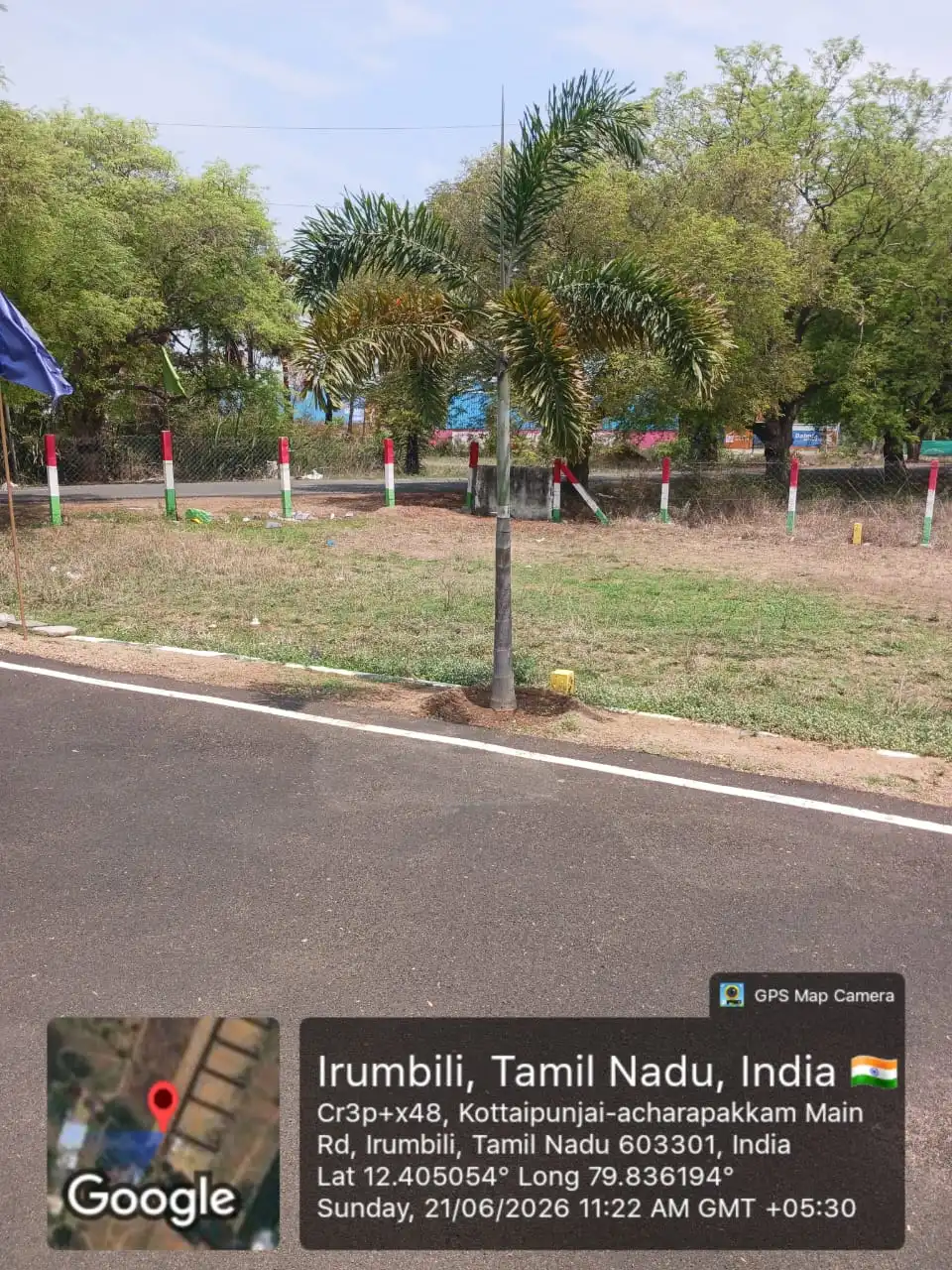 Premium villa plot for sale in Acharapakkam Irumbili
